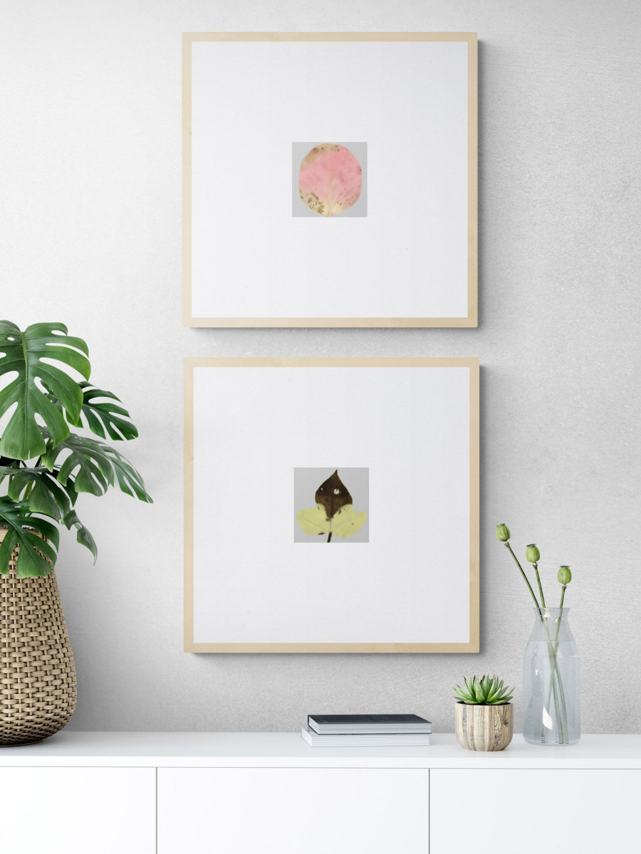 room with prints
